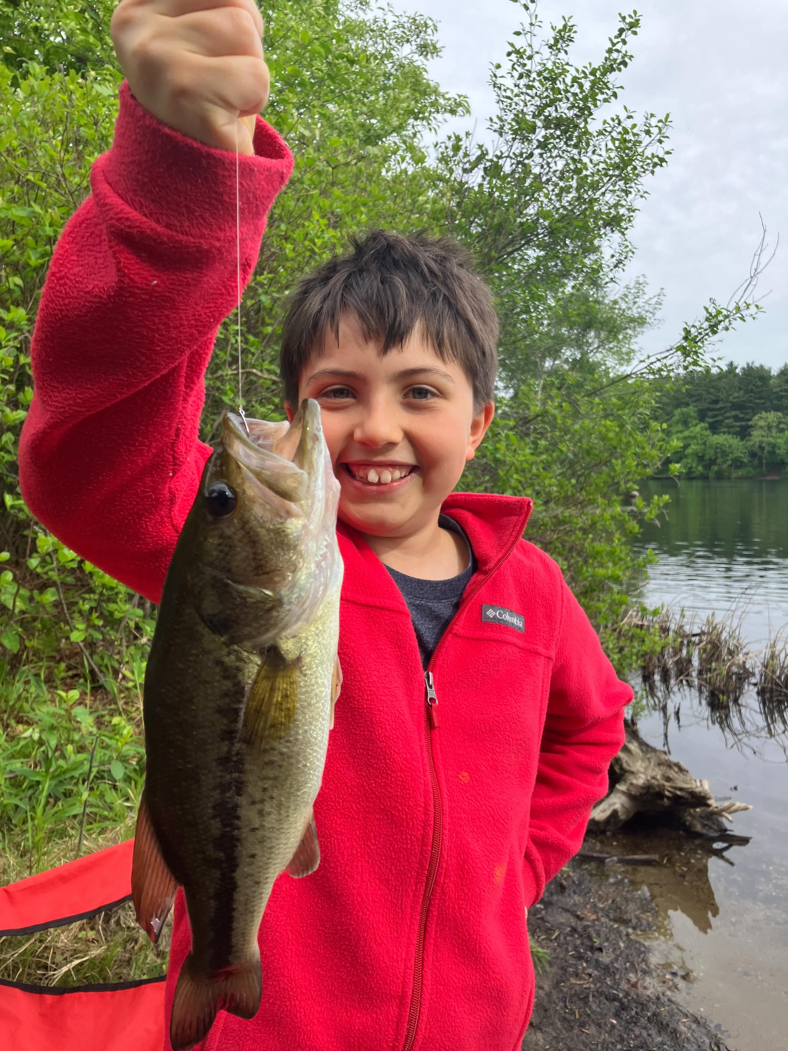 LJ holding a largemouth bass